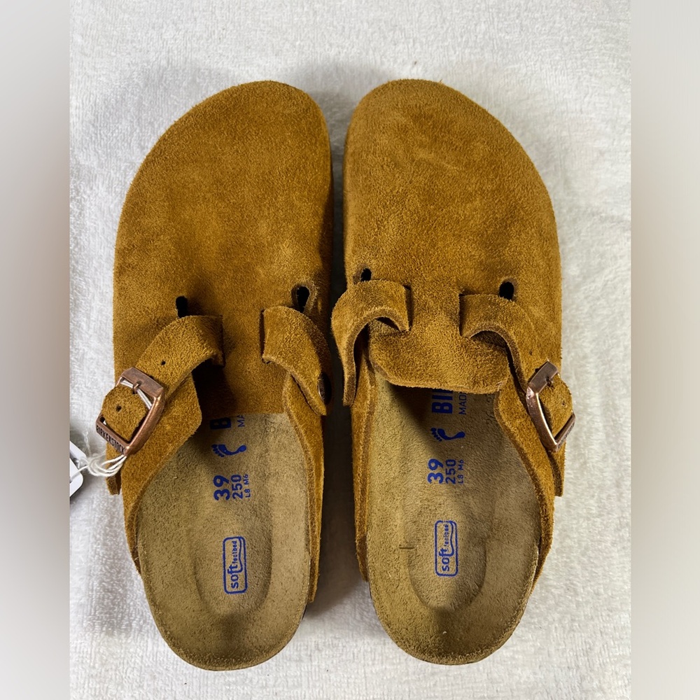 Birkenstock Boston Soft Footbed - Women’s size 8 - 39. color mink. New with tags